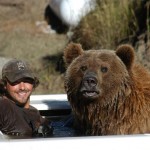 Man living with a Grizzly bear